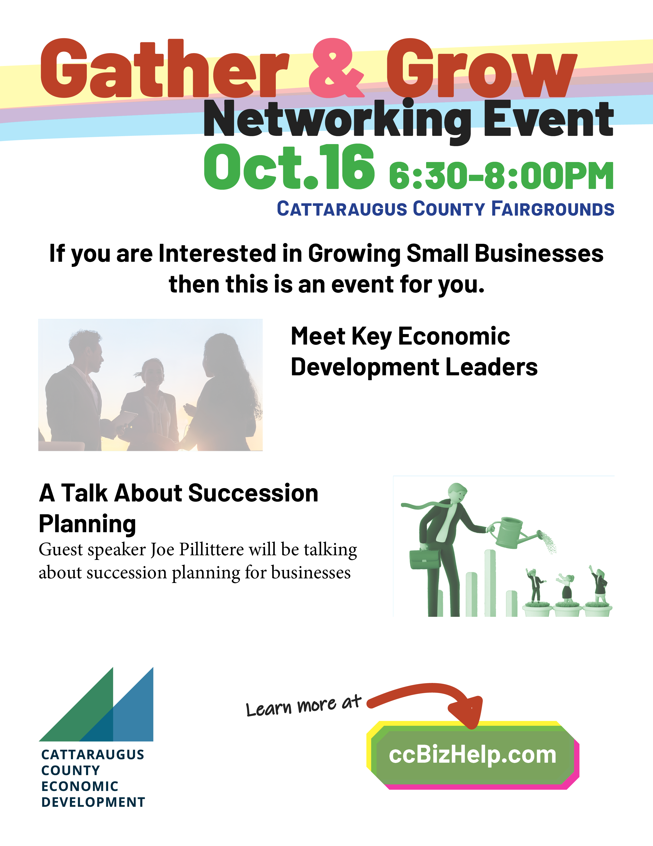 2025-10-16 gather and grow networking event in Little Valley, NY