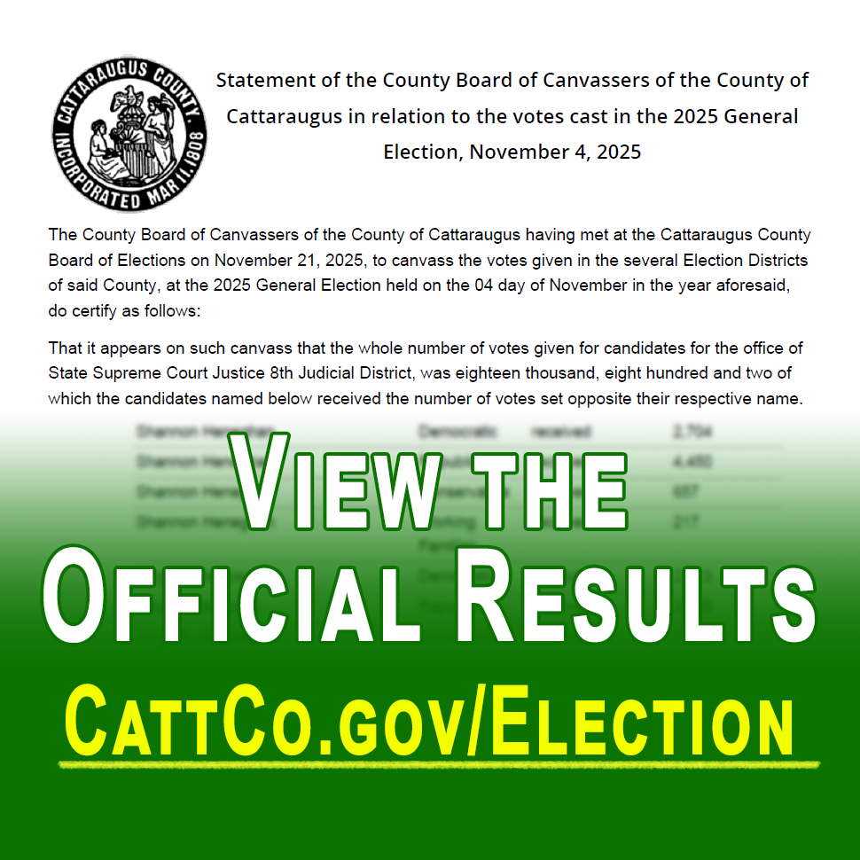 View the official results at CattCo.gov/Election