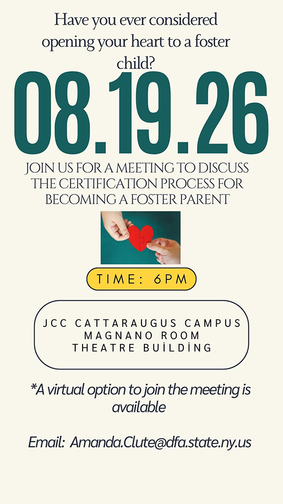 Foster Parent Informational Meeting Flyer