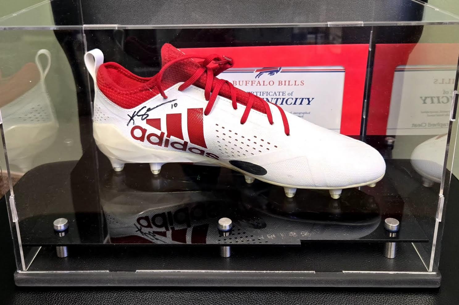 raffle for Buffalo Bills Khalil Shakir Autographed Cleat