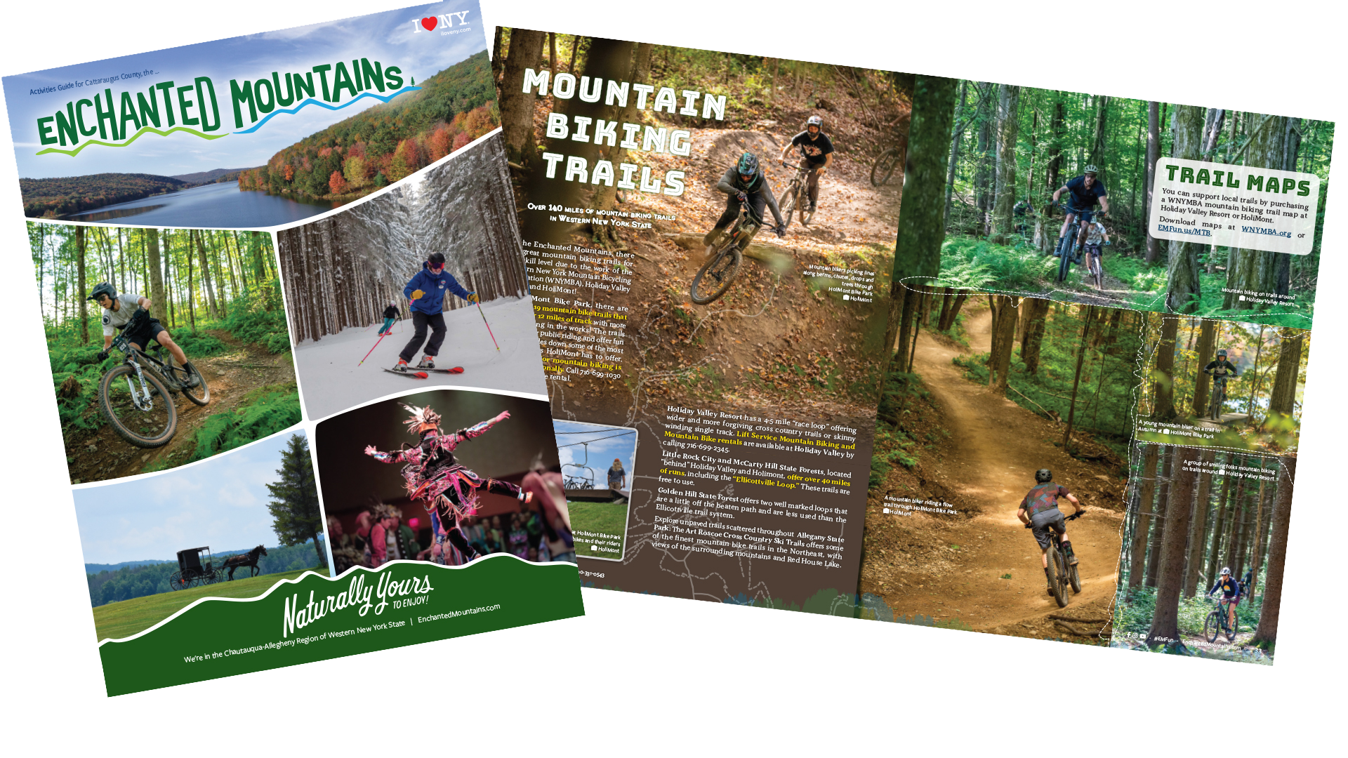 2025 Enchanted Mountains Activities Guide and Mountain Biking Spread