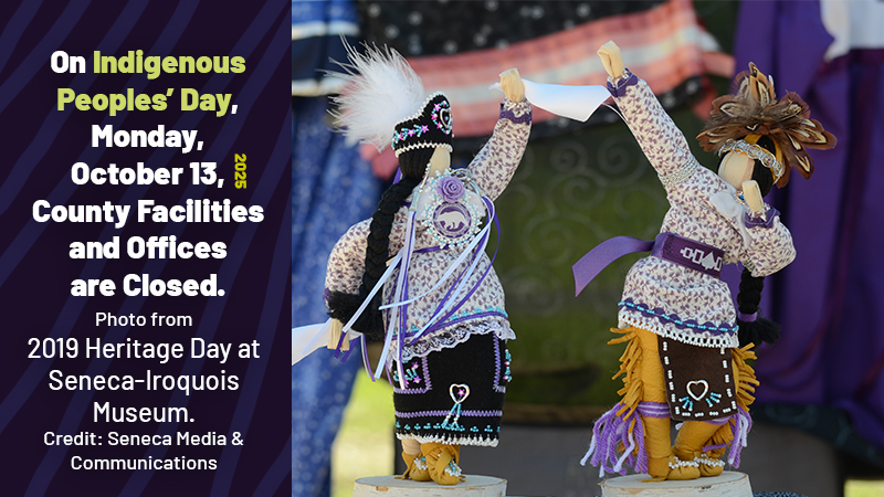 2025 Indigenous Peoples' Day on October 13, 2025. Image from 2019 Heritage Day at Seneca-Iroquois National Museum.