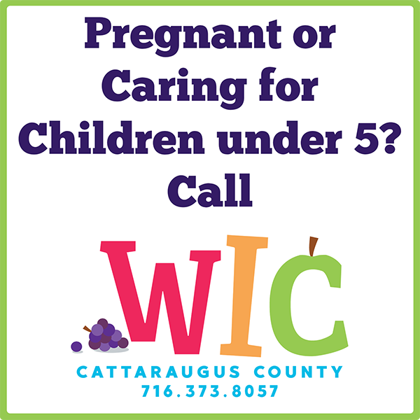 Pregnant or Caring for Children under 5? Call WIC 716-373-8057