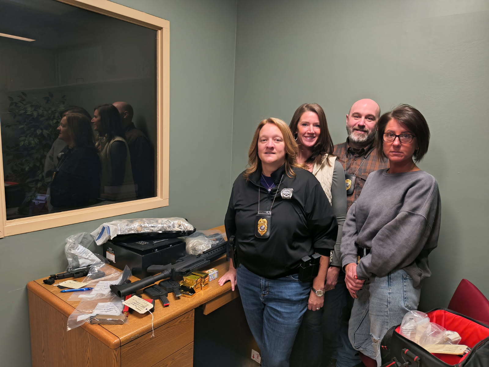 Evidence, Director Tonya Kilby, Probation Officers Alison Crosson, Collin Quigley, and Kelly Jordan