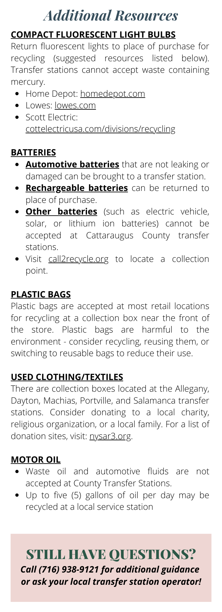 Alternative resources