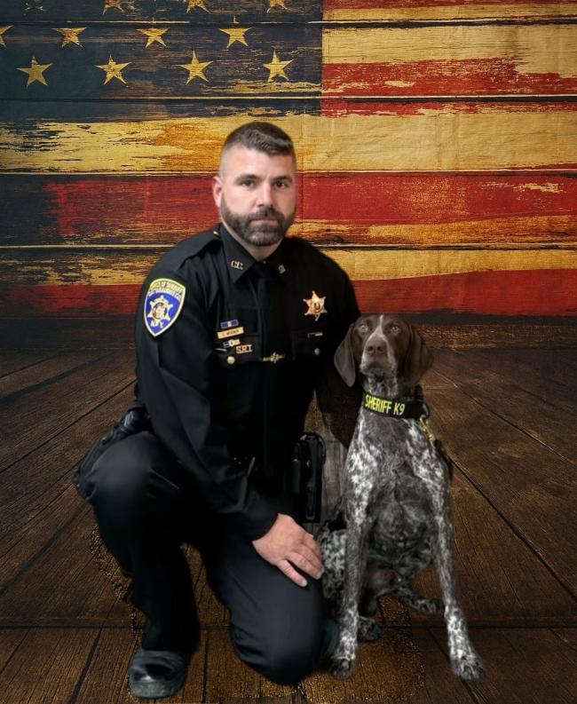 K-9 Nitro and Deputy Worner