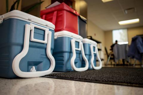 Meals on Wheels coolers