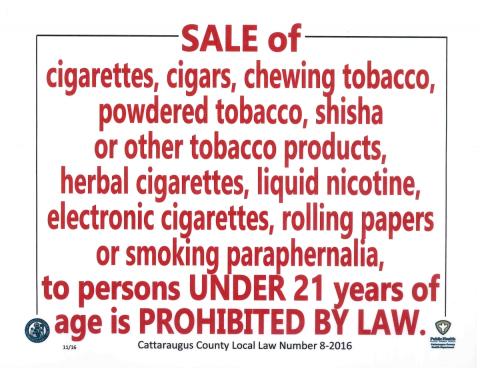 Tobacco Notice