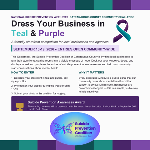 Dress Your Business in Teal & Purple 2026 - 1x1