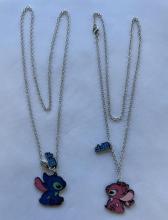 Dckazz Stitch and Scrump Best Friends Necklace
